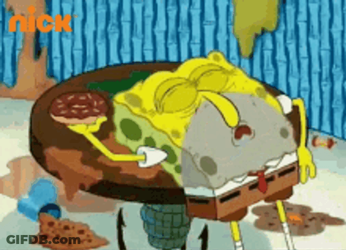 SpongeBob SquarePants Snoring Loudly GIF