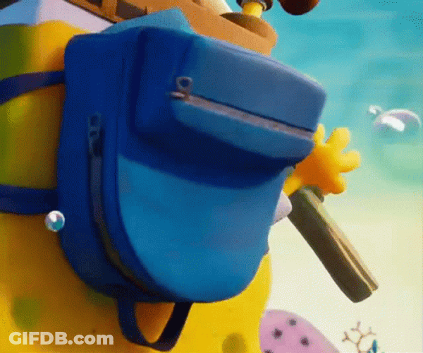 Spongebob Squarepants Spitting Water GIF