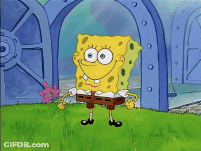 Spongebob Squarepants Spitting Water GIF