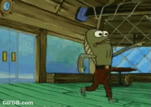 Spongebob Squarepants Standing GIF
