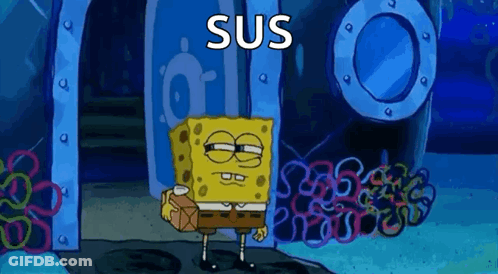 SpongeBob SquarePants Standing In Front Of Door GIF