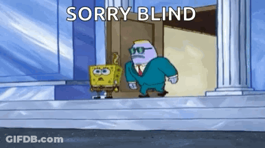 SpongeBob SquarePants Standing In Front Of Door GIF