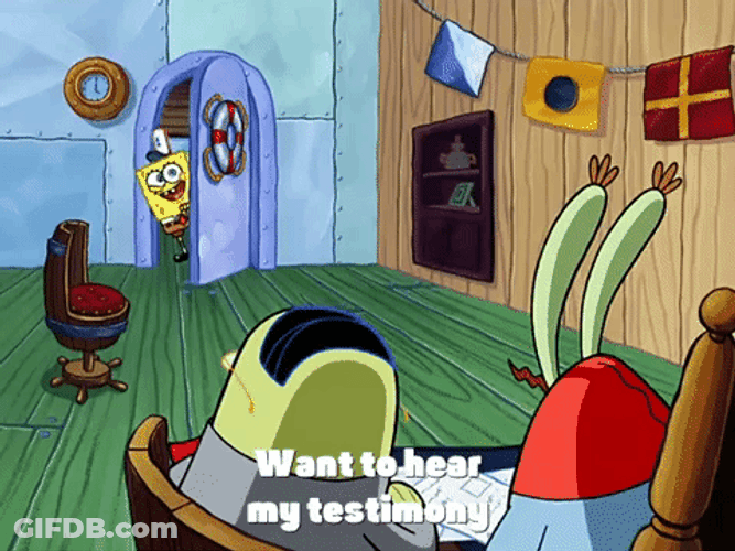 Spongebob Squarepants The Lost Mattress Witness Me GIF