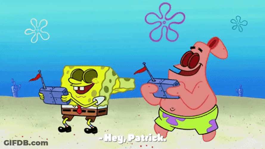 Spongebob SquarePants Whirly Brains Fire GIF