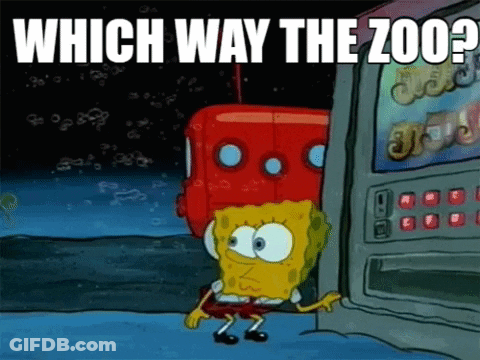 SpongeBob Standing By Vending Machine GIF