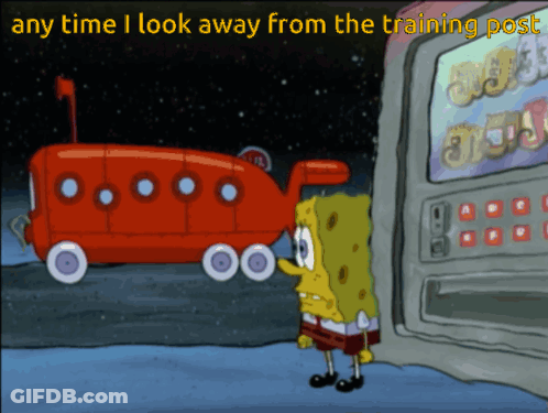 SpongeBob Standing By Vending Machine GIF