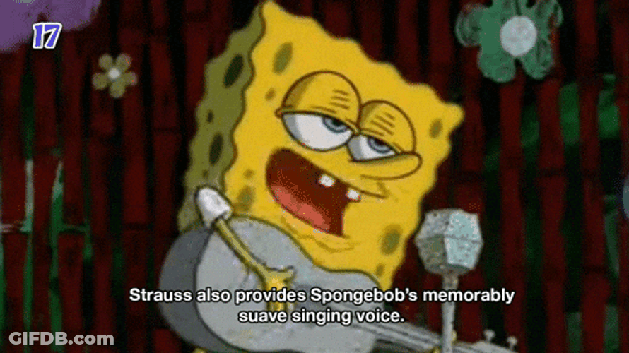 Spongebob Suave Singing Voice GIF