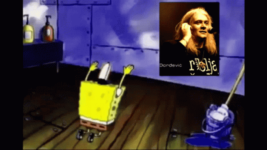 Spongebob Sunday Praising Riblja Corba GIF