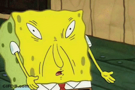 SpongeBob Surprised Face GIF