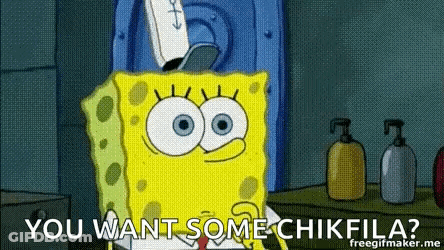 SpongeBob Talking In Bathroom GIF