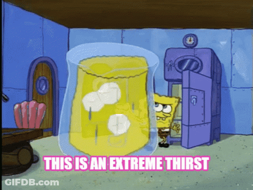 SpongeBob This Is An Extreme Thirst GIF