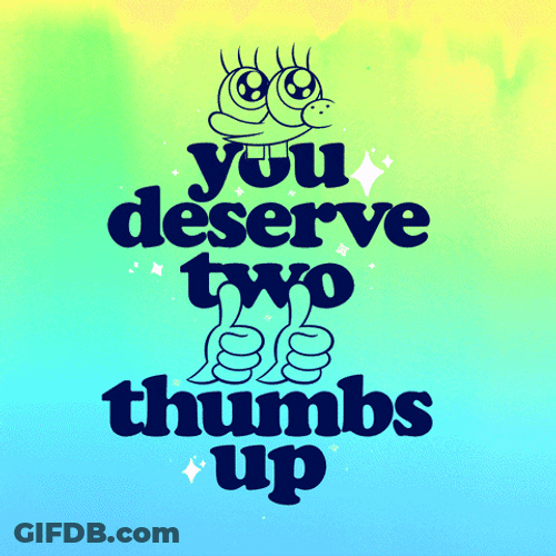 SpongeBob Thumbs Up  Monday Motivation GIF