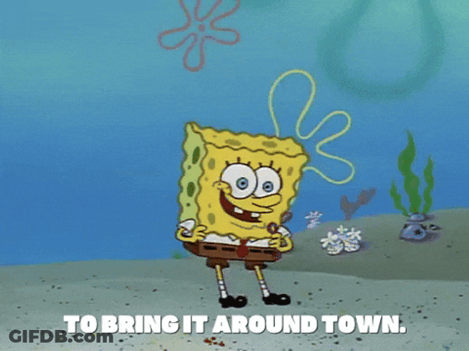 Spongebob To Bring It Around Town Dance GIF