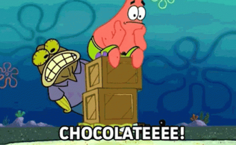 Spongebob Tom Chocolate Guy Obsession To Chocolate GIF