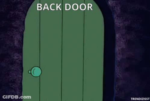SpongeBob Trying To Open A Door GIF