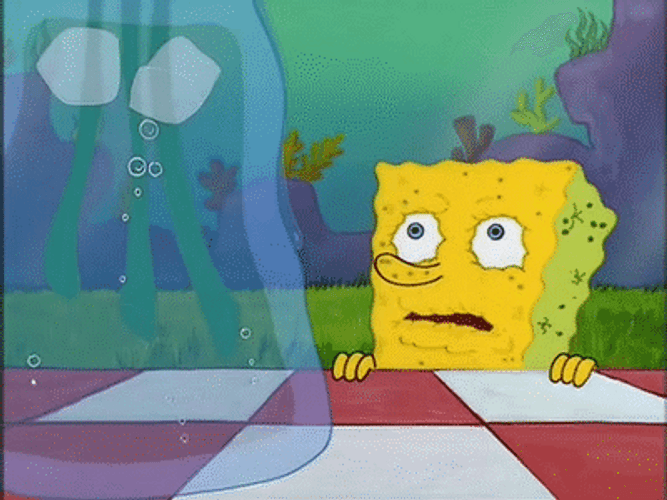 Spongebob Waiting For Ice Cubes GIF