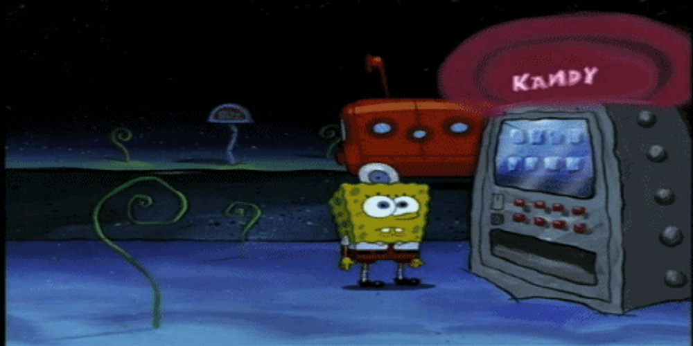 Spongebob Waiting For The Machine GIF