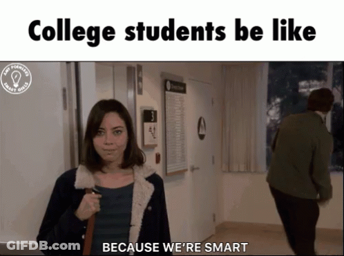SpongeBob Walking Into Wrong Class GIF