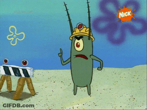 SpongeBob Wearing Hard Hat Giving Thumbs Up GIF