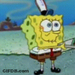 SpongeBob Wearing Hat And Tie GIF