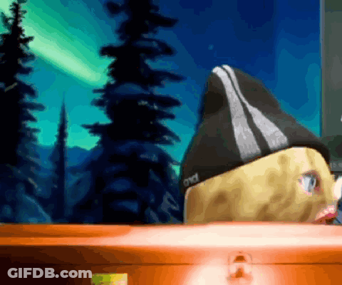 Spongebob Wearing Hat Saying Dad GIF