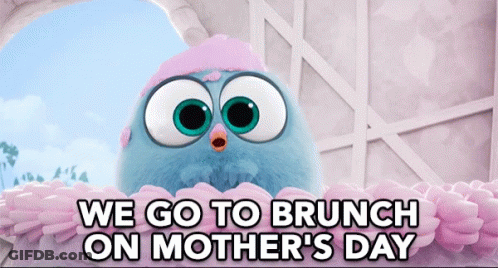 SpongeBob With Flower Happy Mother's Day GIF