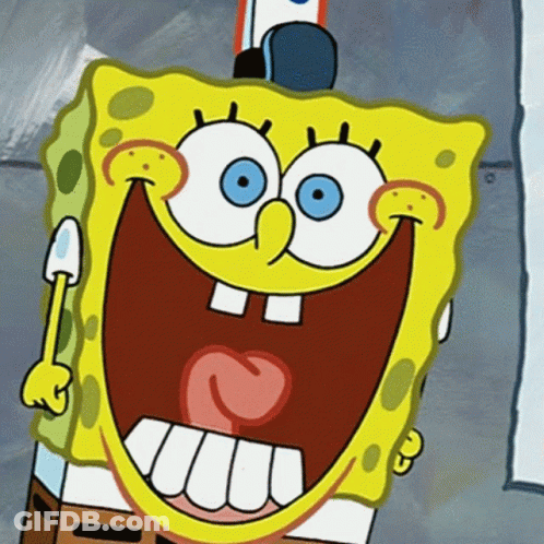 SpongeBob With Mouth Open GIF