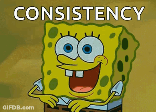 SpongeBob With Word Consistency GIF