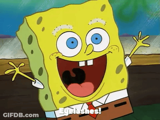 SpongeBob Without Eyelashes GIF