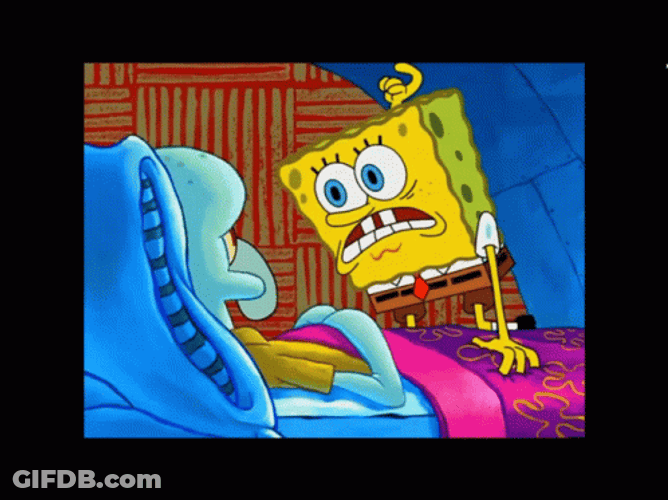 Spongebob Yelling At Squidward Yelling GIF