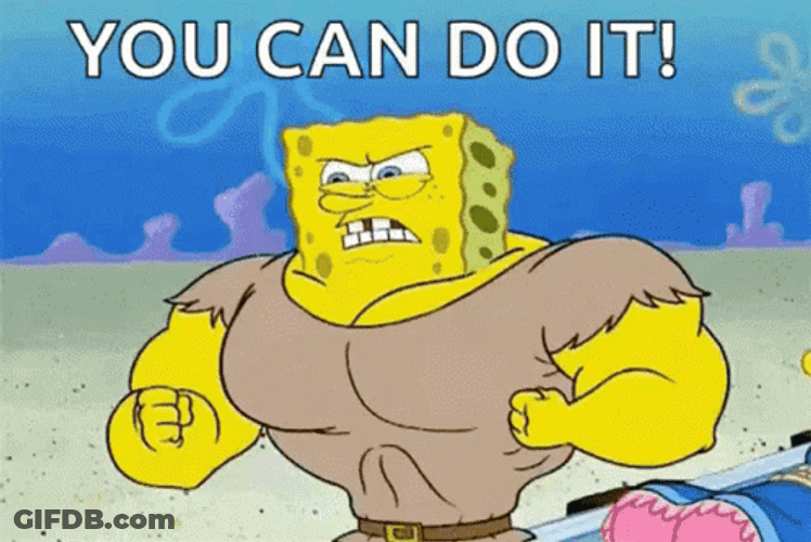 Spongebob You Can Do It GIF