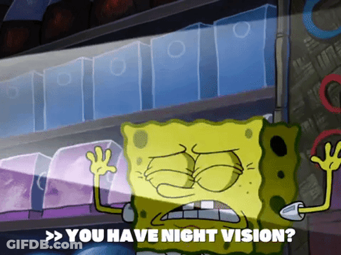 Spongebob You Have Night Vision GIF