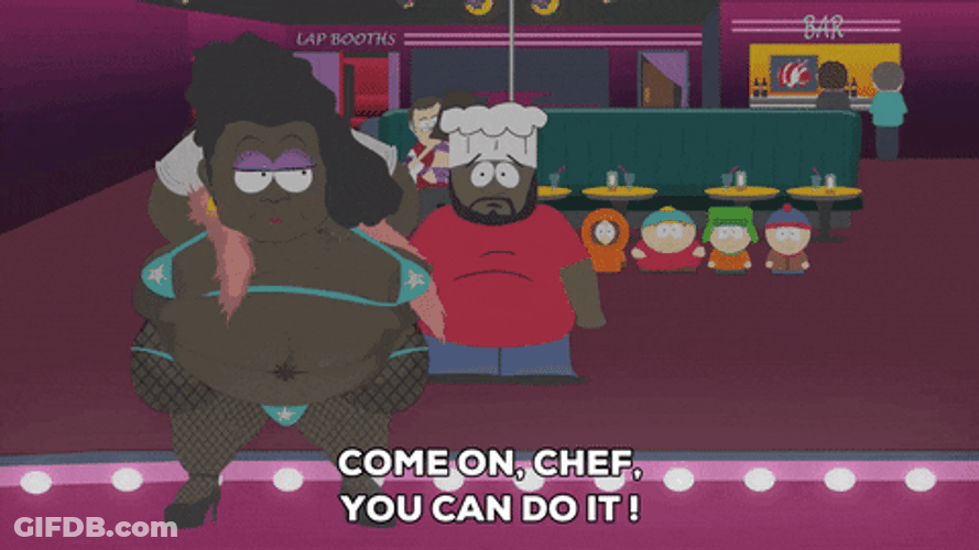 Spontaneous Bootay Dancing Wearing Thong For Chef GIF