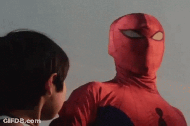Spooderman Look The Boy GIF