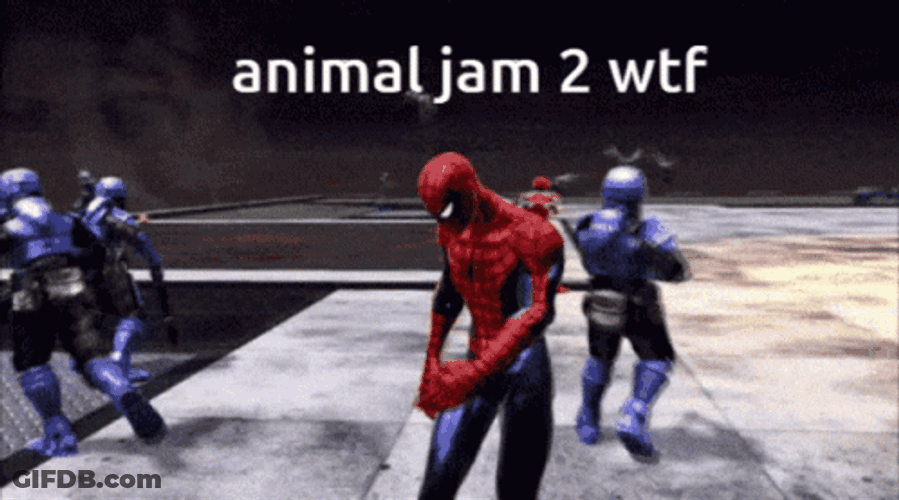 Spooderman Walking Away GIF