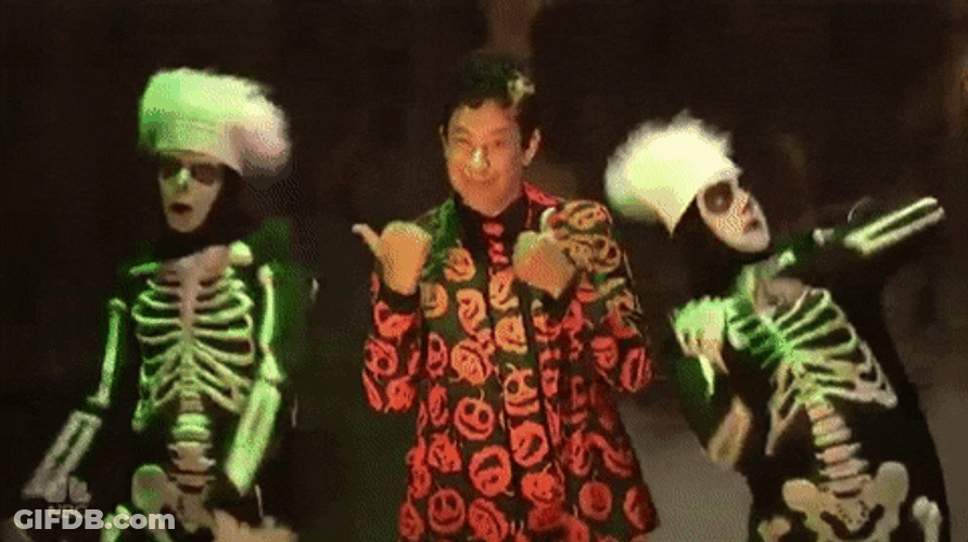 Spooky Dance David S. Pumpkins GIF