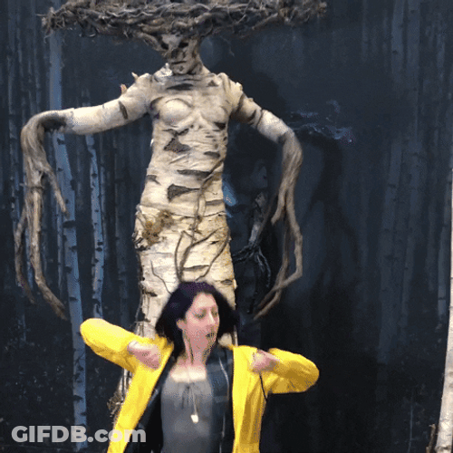 Spooky Dance Evie Grayson The Birch GIF
