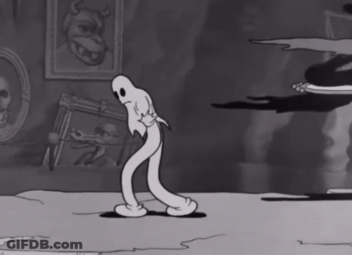 Spooky Dance Koko The Clown Ghost GIF