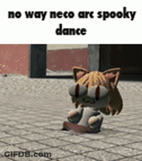 Spooky Dance Neco-Arc GIF