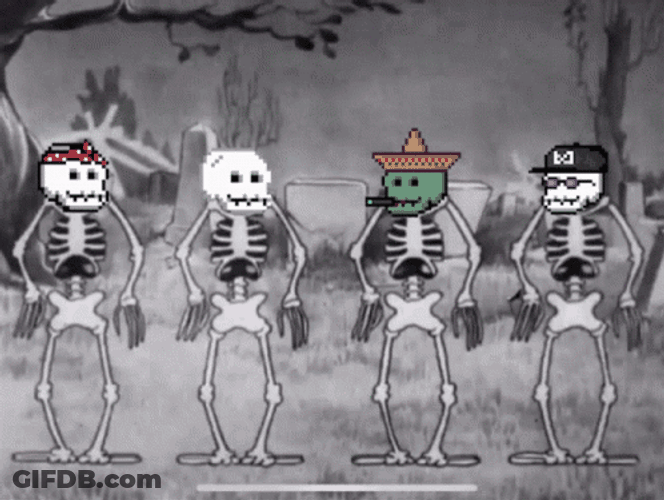 Spooky Dance Secret Skellies Society GIF