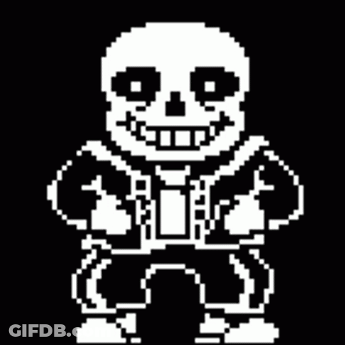 Spooky Dance Undertale Sans GIF