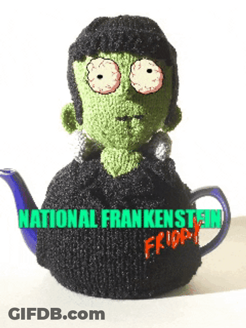 Spooky Friday National Frankenstein GIF