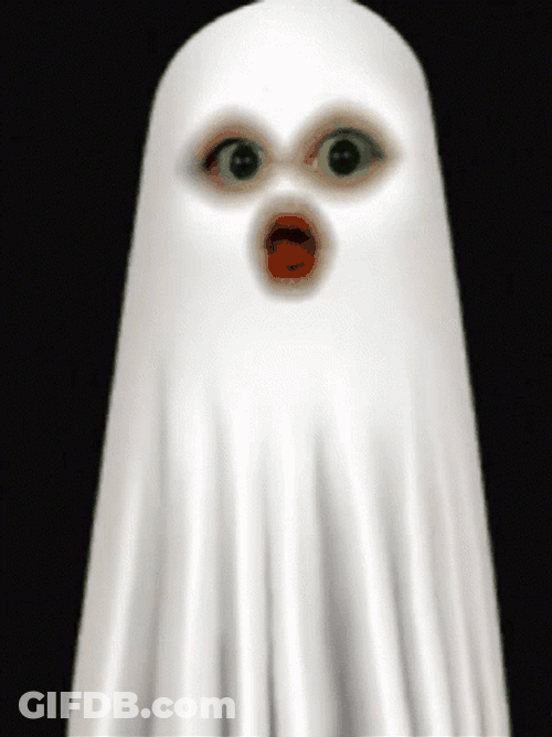 Spooky Ghost Filter GIF