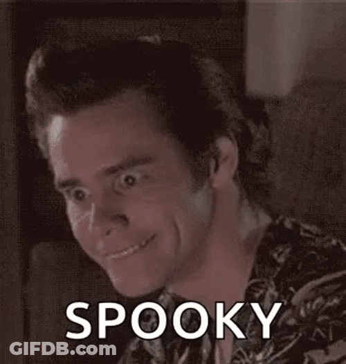 Spooky Jim Carrey Smile GIF