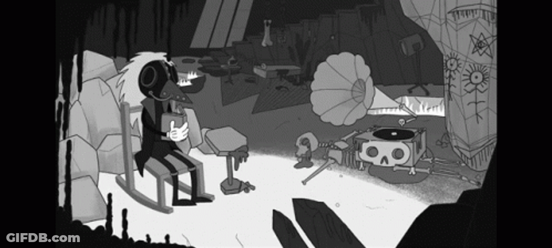 Spooky Month Creepy Ghostemane Black And White GIF