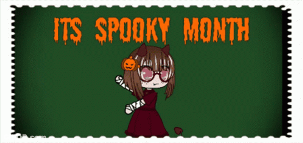 Spooky Month Dancing Cat Girl Gacha Club Game GIF