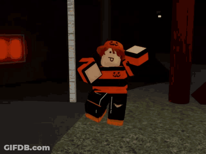 Spooky Month Pumpkin Robot Dance Awakening GIF