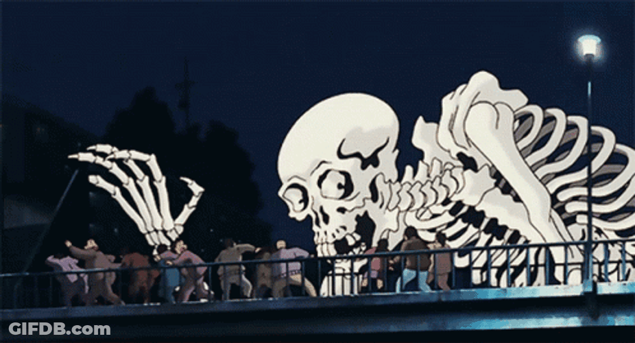 Spooky Scary Skeletons GIF