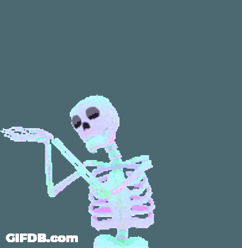 Spooky Season Rainbow Sticker GIF