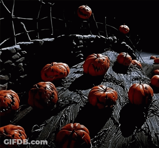 Spooky Tuesday Pumpkin Ghost GIF